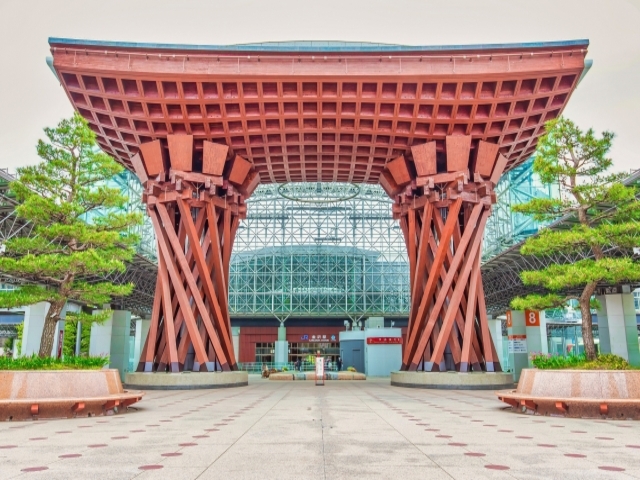 石川県の風景：金沢駅